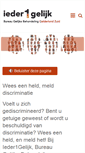 Mobile Screenshot of ieder1gelijk.nl