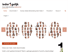 Tablet Screenshot of ieder1gelijk.nl
